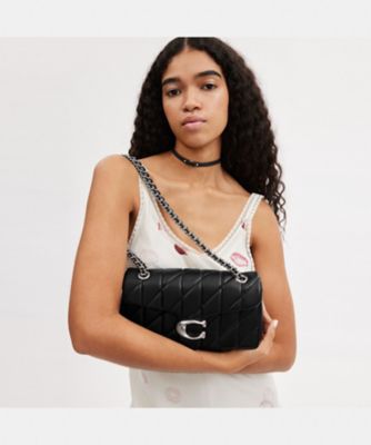 COACH コーチ タビー ショルダーバッグ キルティング ブラック CP150 タビー ショルダー バッグ 26・キルティング | コーチ(COACH) | マルイ